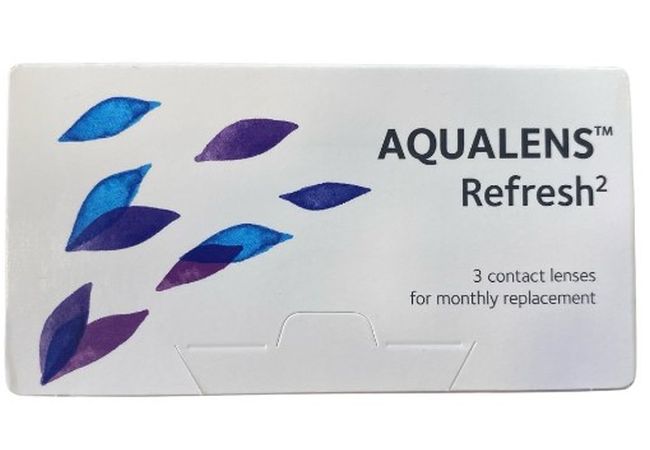 Aqualens Refresh 2, μηνιαίοι φακοί σιλικόνης υδρογέλης (3 φακοί) Aqualens Refresh 2, μηνιαίοι φακοί σιλικόνης υδρογέλης (3 φακοί)