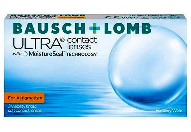 Bausch + Lomb ULTRA for astigmatism μηνιαίοι αστιγματικοί φακοί επαφής σιλικόνης υδρογέλης  (3 φακοί)