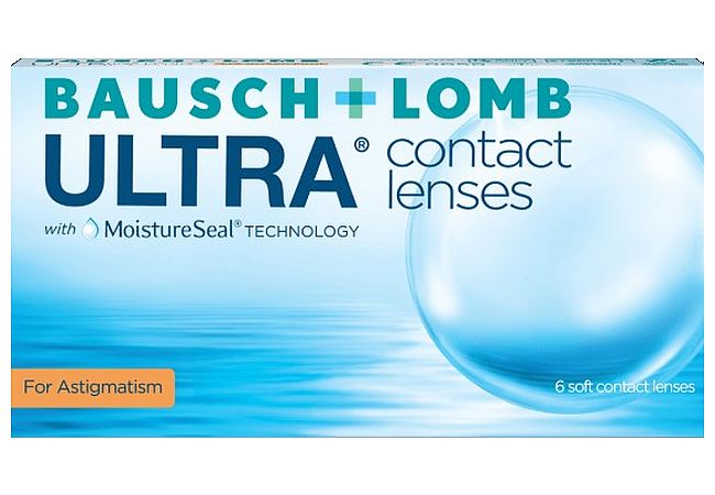 Bausch + Lomb ULTRA for astigmatism μηνιαίοι αστιγματικοί φακοί επαφής σιλικόνης υδρογέλης  (6 φακοί)