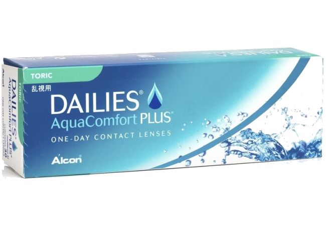 Dailies Aqua Comfort Plus1 Toric ημερήσιοι  αστιγματικοί φακοί επαφής  υδρογέλης  (30 φακοί)
