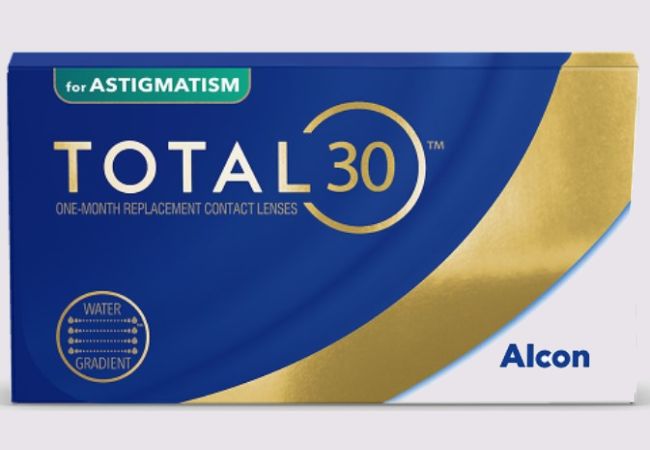 Total 30 for astigmatism αστιγματικοι φακοί επαφής σιλικόνης υδρογέλης μηνιαίας αντικατάστασης (3 φακοί) Total 30 for astigmatism αστιγματικοι φακοί επαφής σιλικόνης υδρογέλης μηνιαίας αντικατάστασης (3 φακοί)